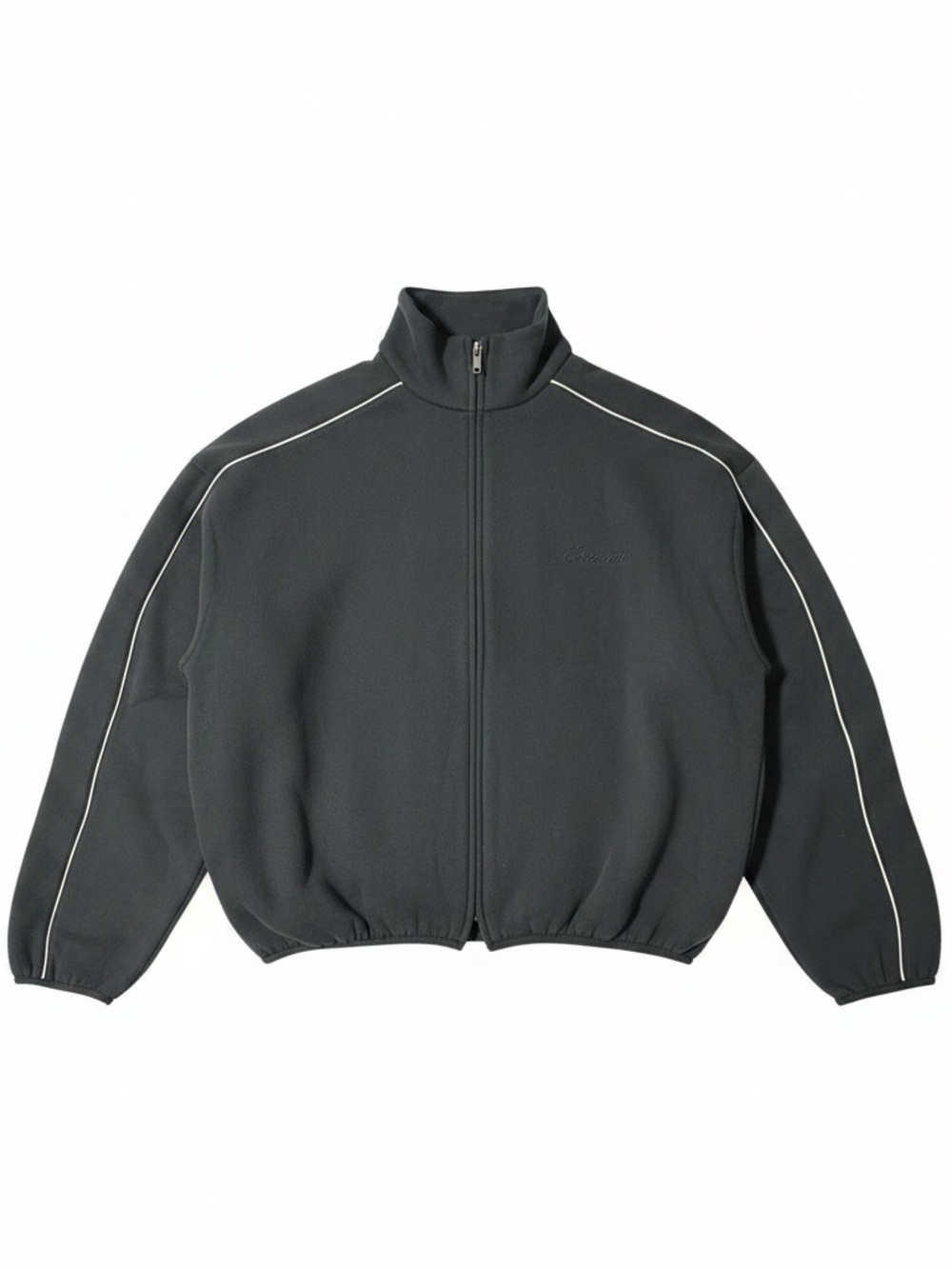 Fear of God ESSENTIALS Modern Piping Track Jacket Jet Black XS NWT